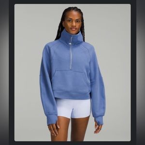 Lululemon scuba oversized funnel neck half zip